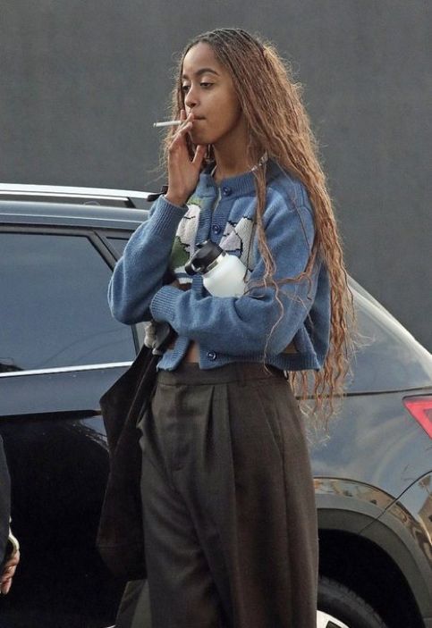 Malia Obama Blowout Summer Hair