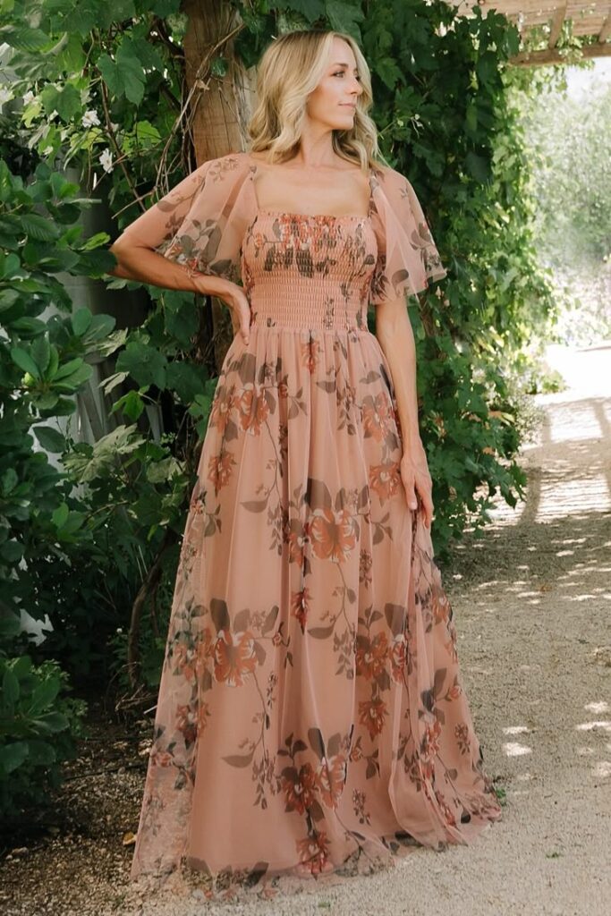Flutter Sleeve Dress