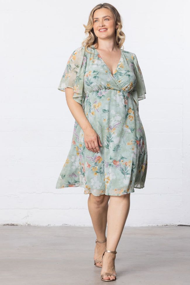 Flutter Sleeve Dress