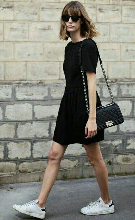 black dress