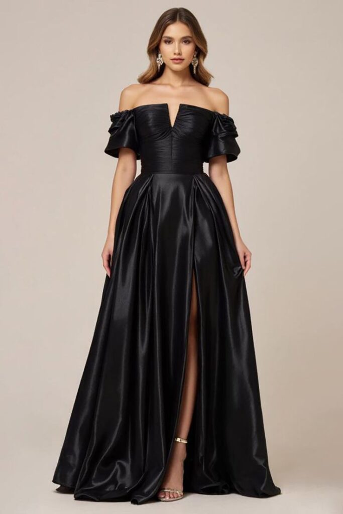 black dress