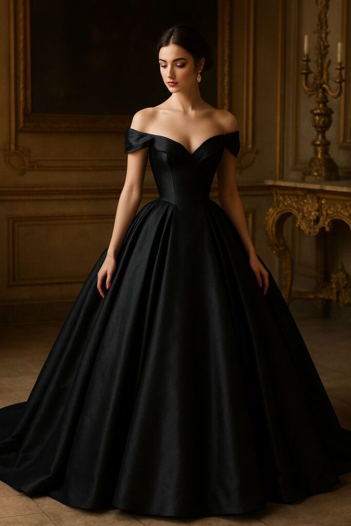 black dress