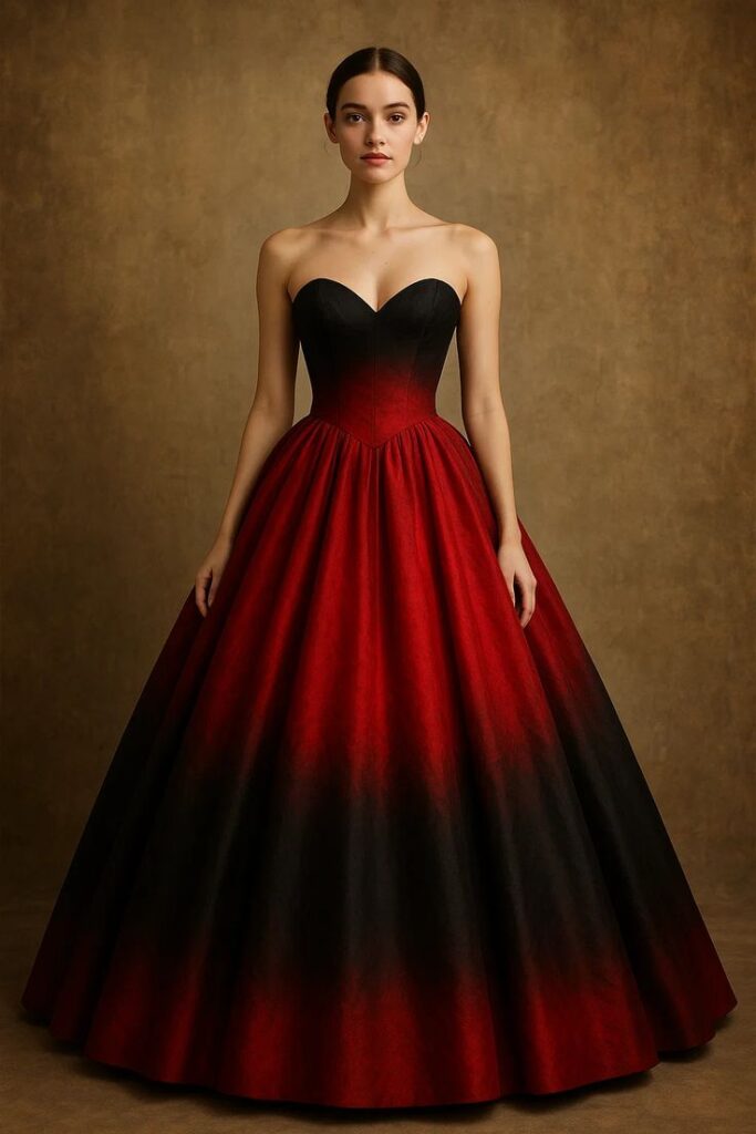 black and red combination