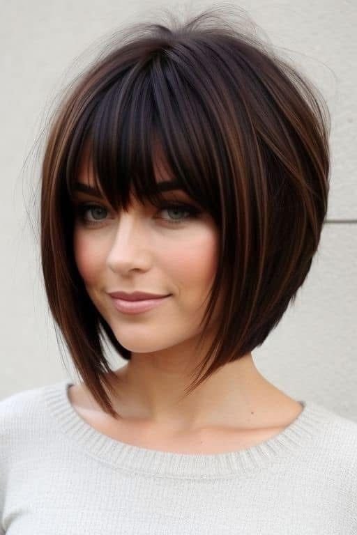 Asymmetrical Bob Haircut