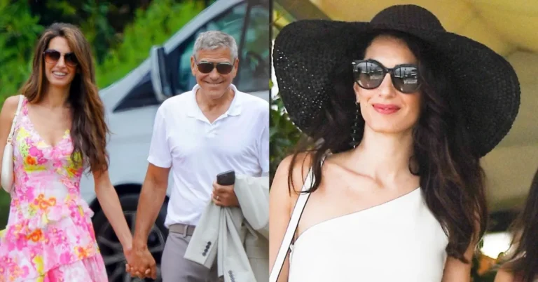 Amal Clooney Euro Summer Style